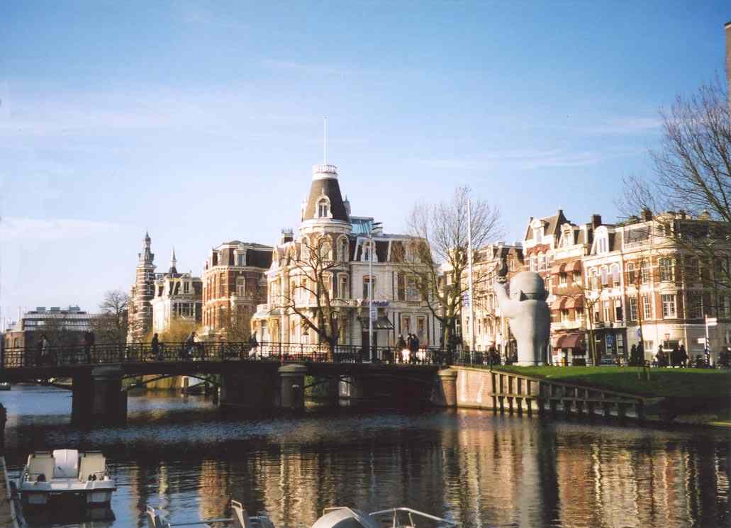 a view across the canal