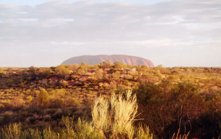 Uluru at sundown