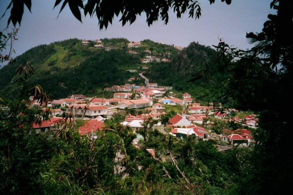 Windwardside from Mt. Scenery
