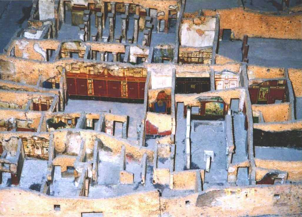 Model of Pompeii, Naples Museo Nazionale