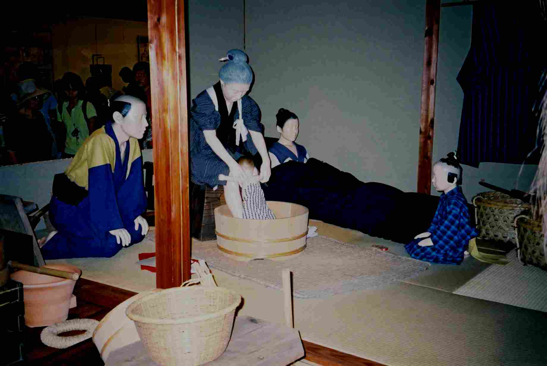 Life size model of a house in the Meiji era