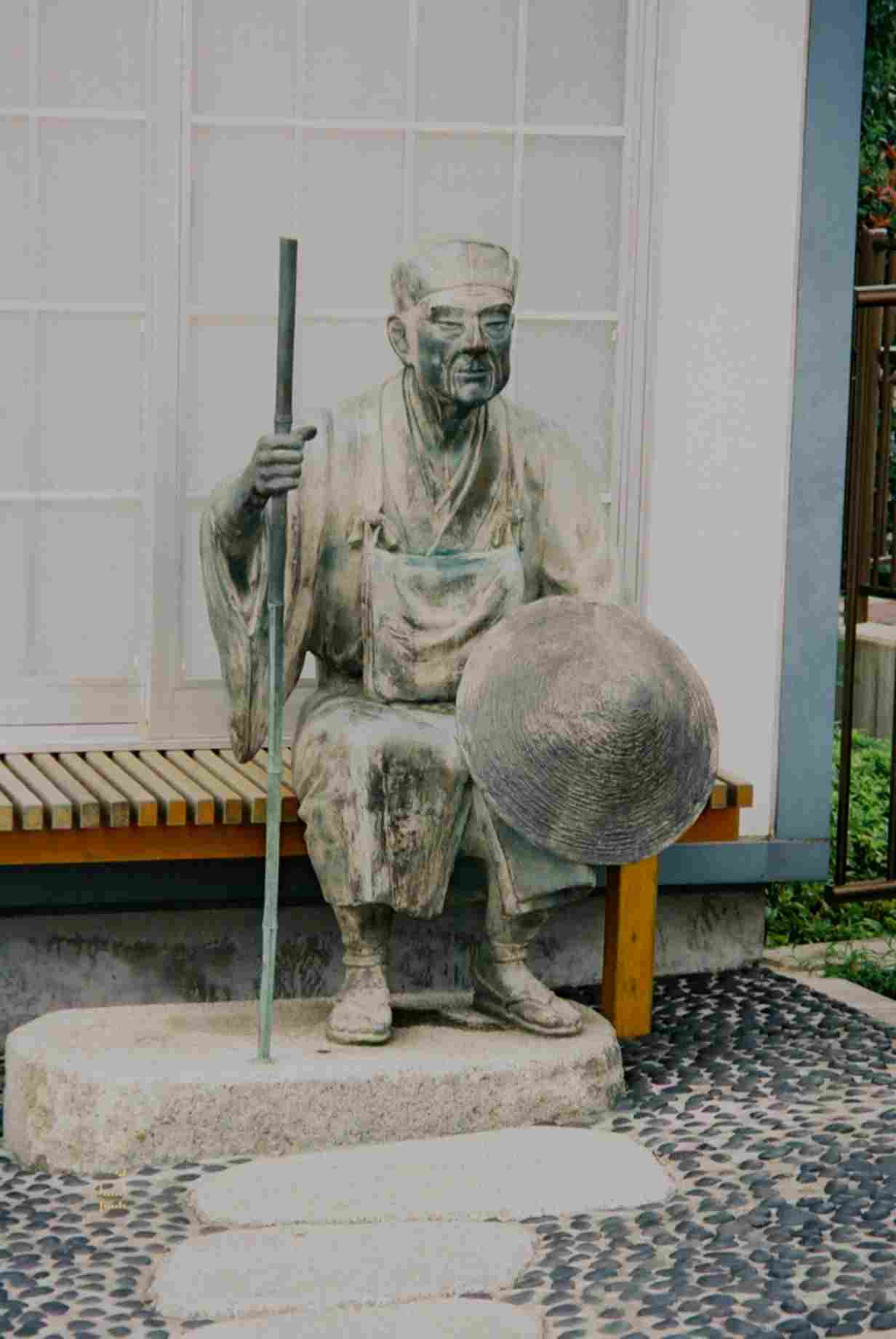 A tradesman waiting patiently