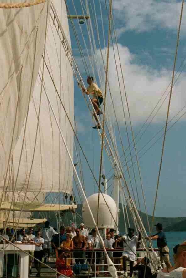 Climbing the Mast