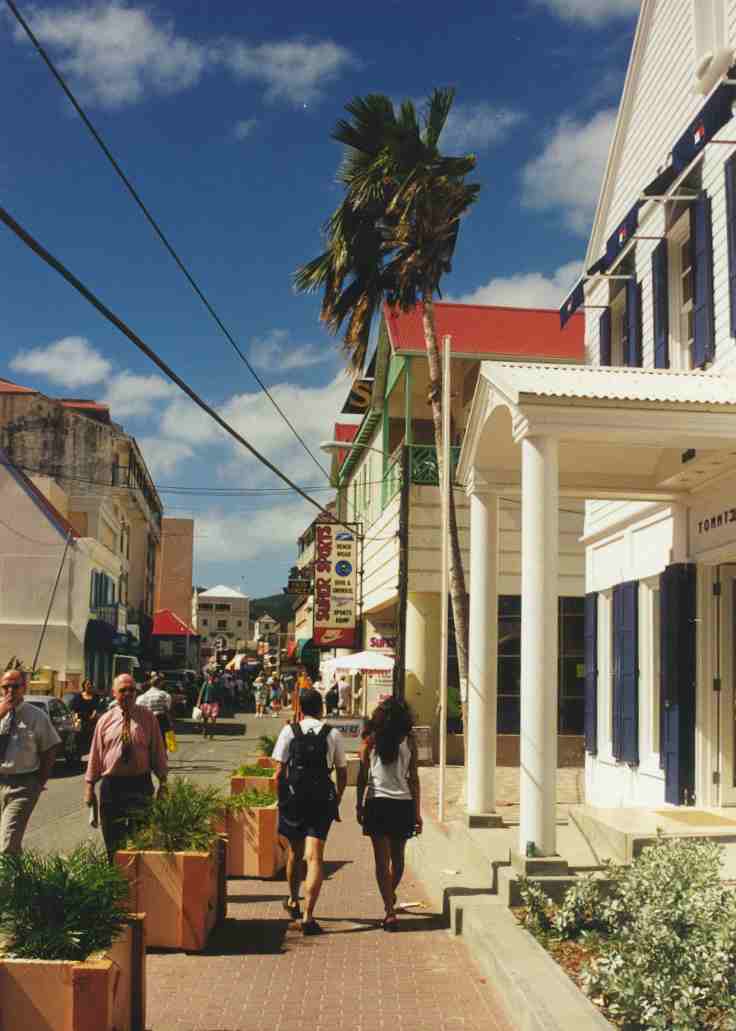 Philipsburg Front Street, January 1999