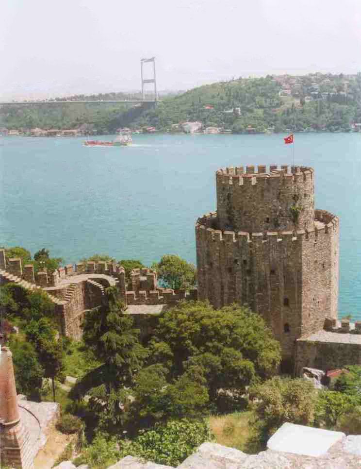 Looking down towards the Bosphorus bridge