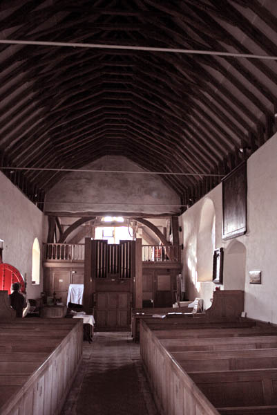 view to the west, St James, Little Clacton