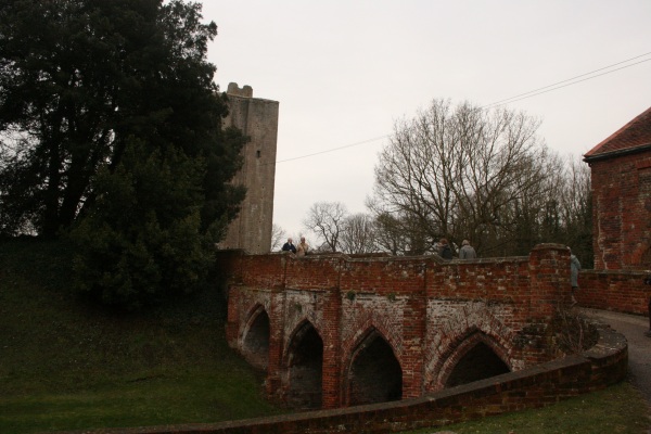 Tudor bridge over the ringwork