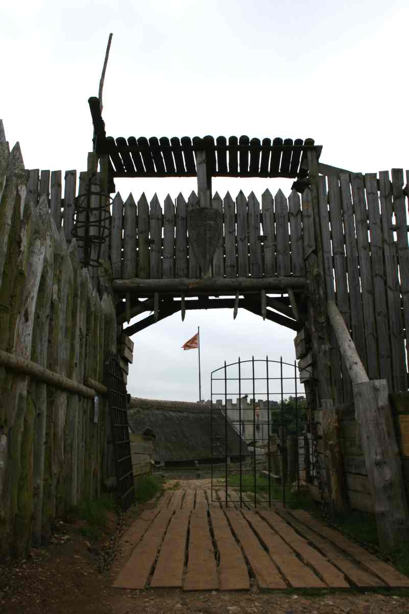 The gate to the Inner Bailey