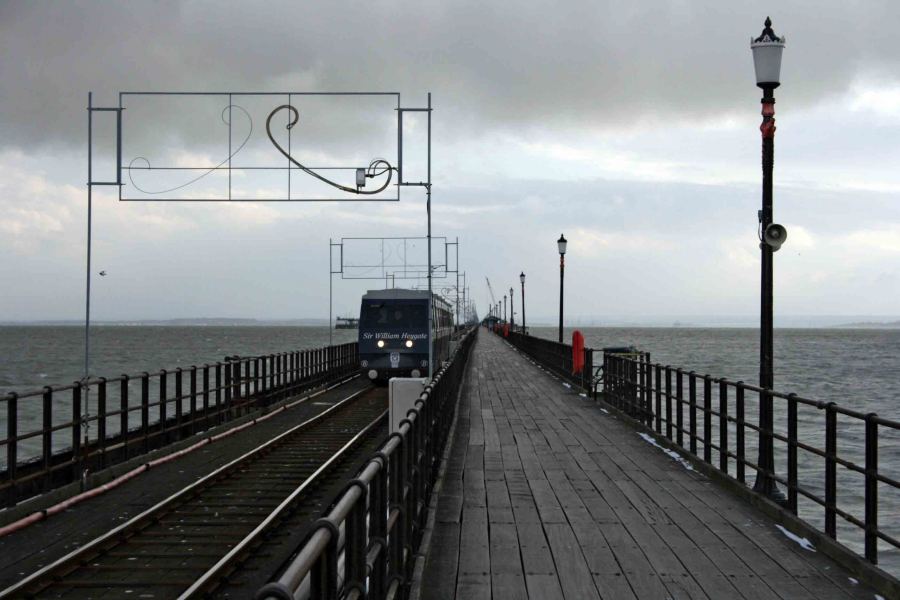 The train on the Pier