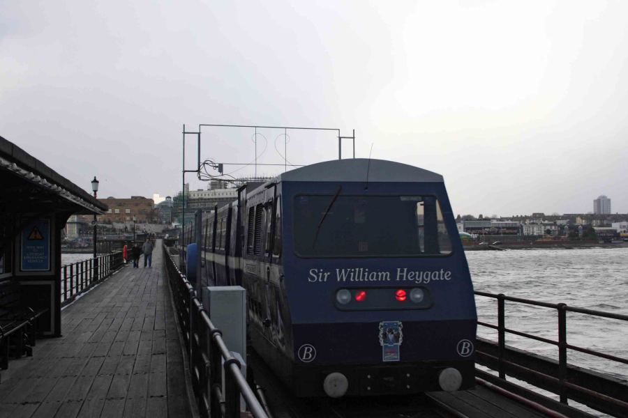 The train on the Pier