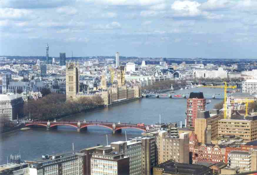 Central London from 200ft