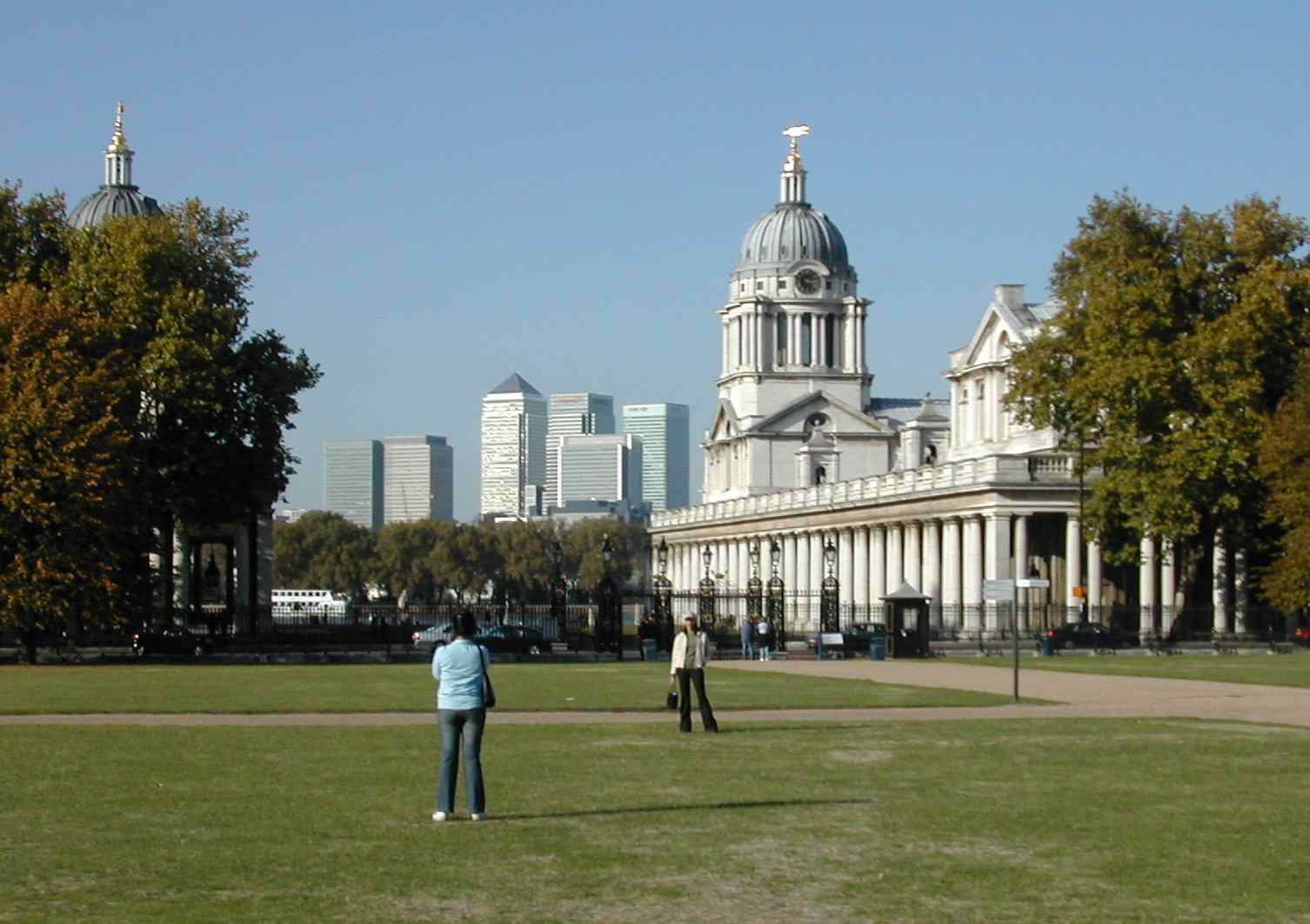 The Isle of Dogs from the Old Royal Naval College