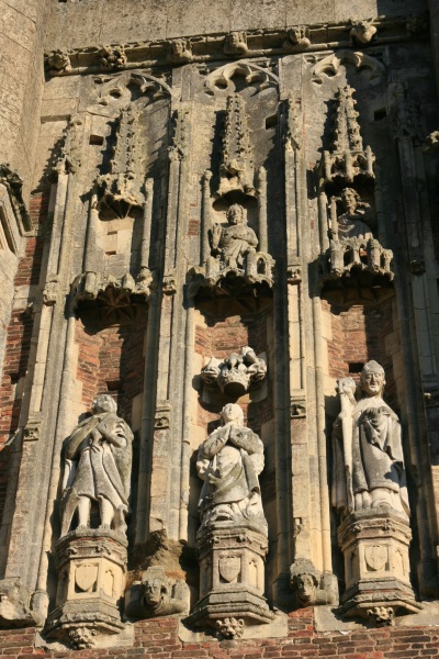 Detail on the outside of the gatehouse