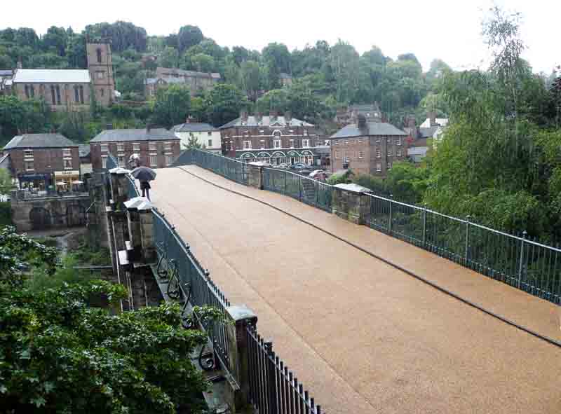 The Iron bridge and Ironbridge Town