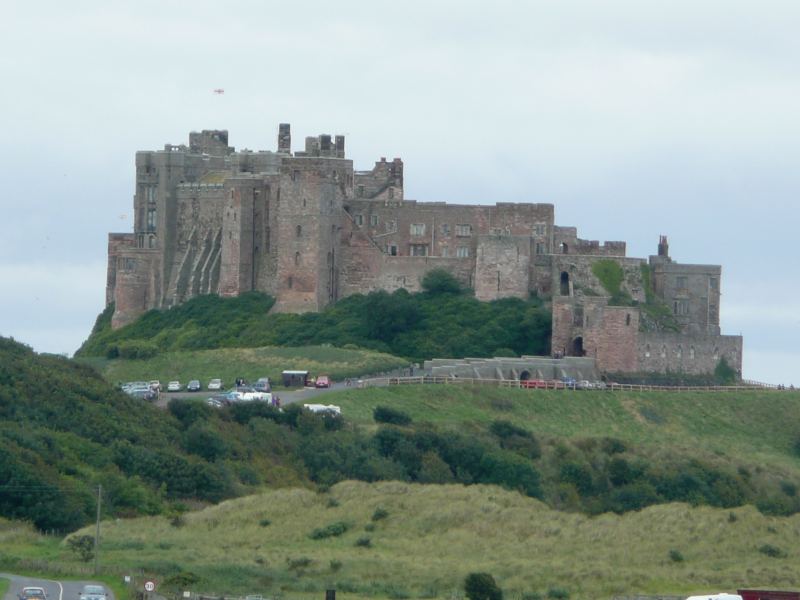 Bamburgh Castle from the south