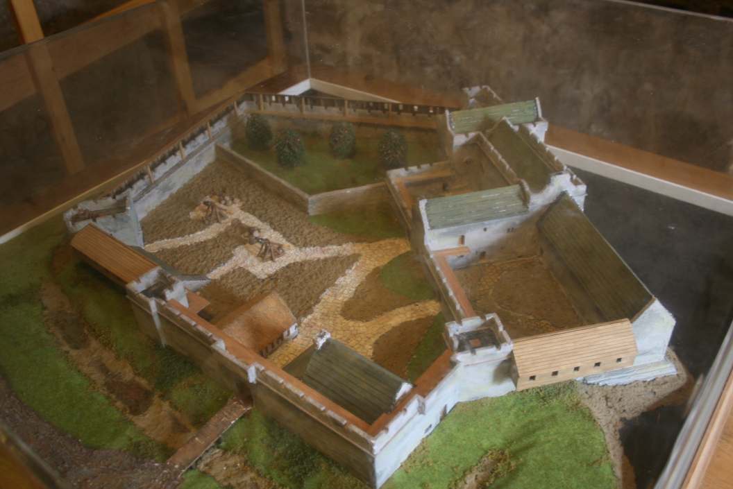 Model of Aydon Castle