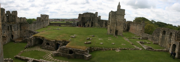 The Outer Bailey from the Keep