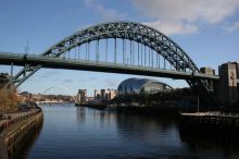 Looking East, Tyne Bridge & Millenium Bridge