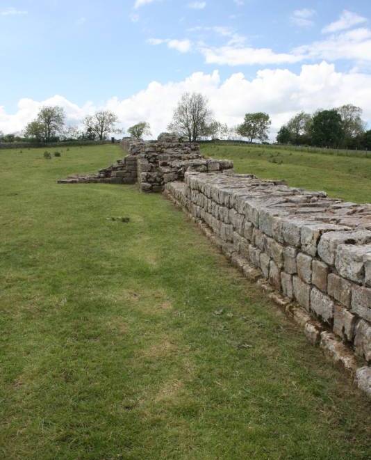 The wall at Blackcarts Turret