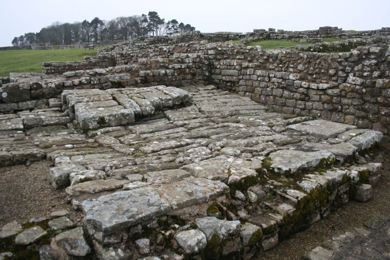 Stone floor in the Commandant's House