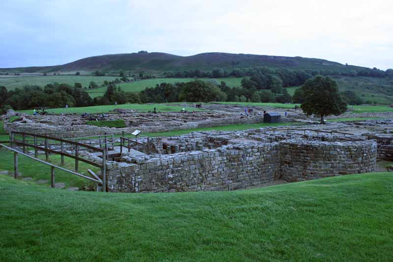 View of the later Bath house