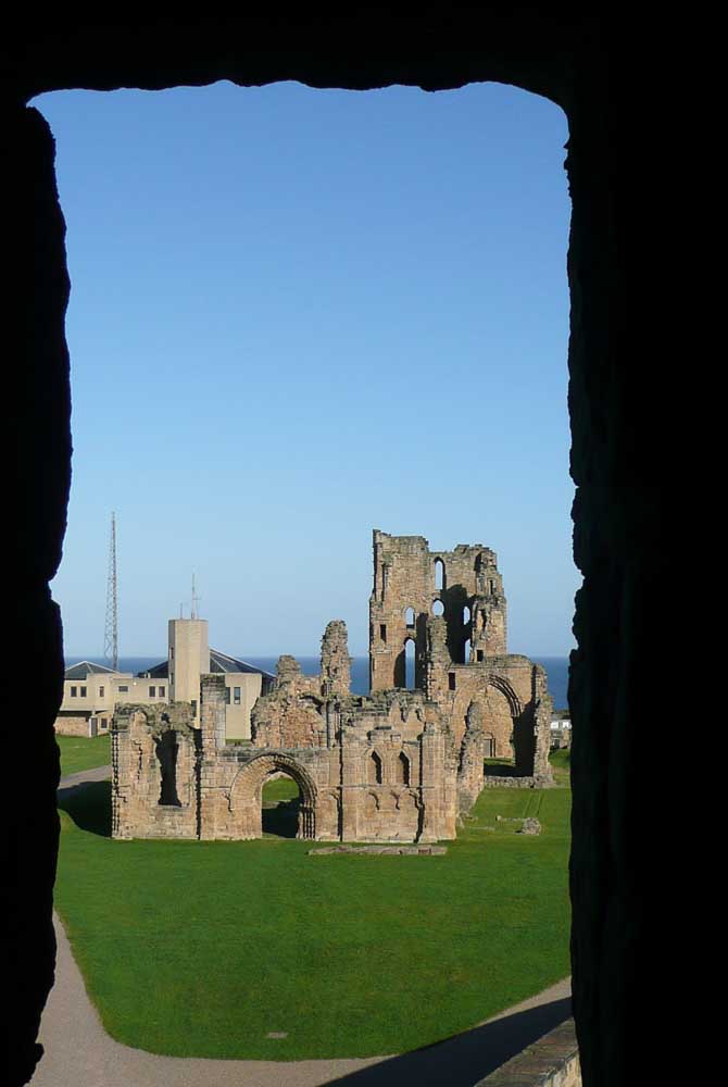 The Priory Church from the gatehouse