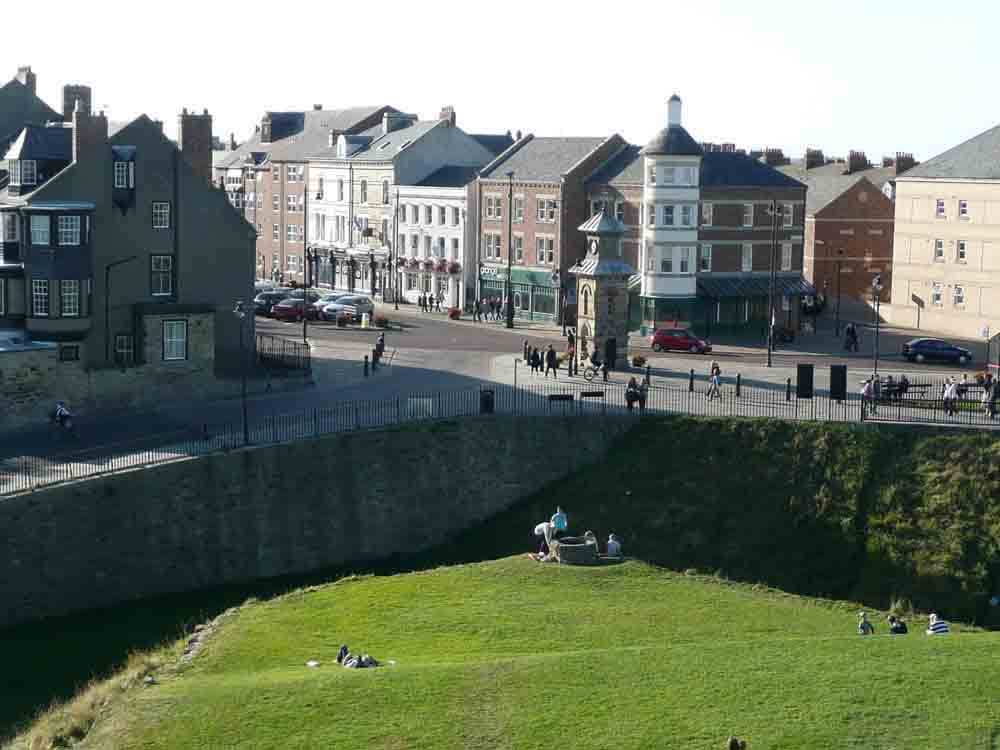 From the Castle gatehouse