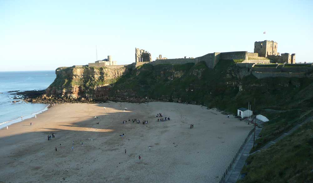 The headland from the beach