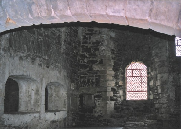 Castle kitchen from the hearth