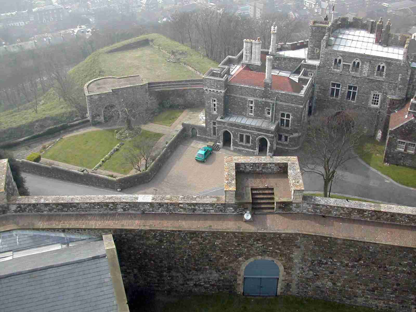 West towards the Constable's gateway