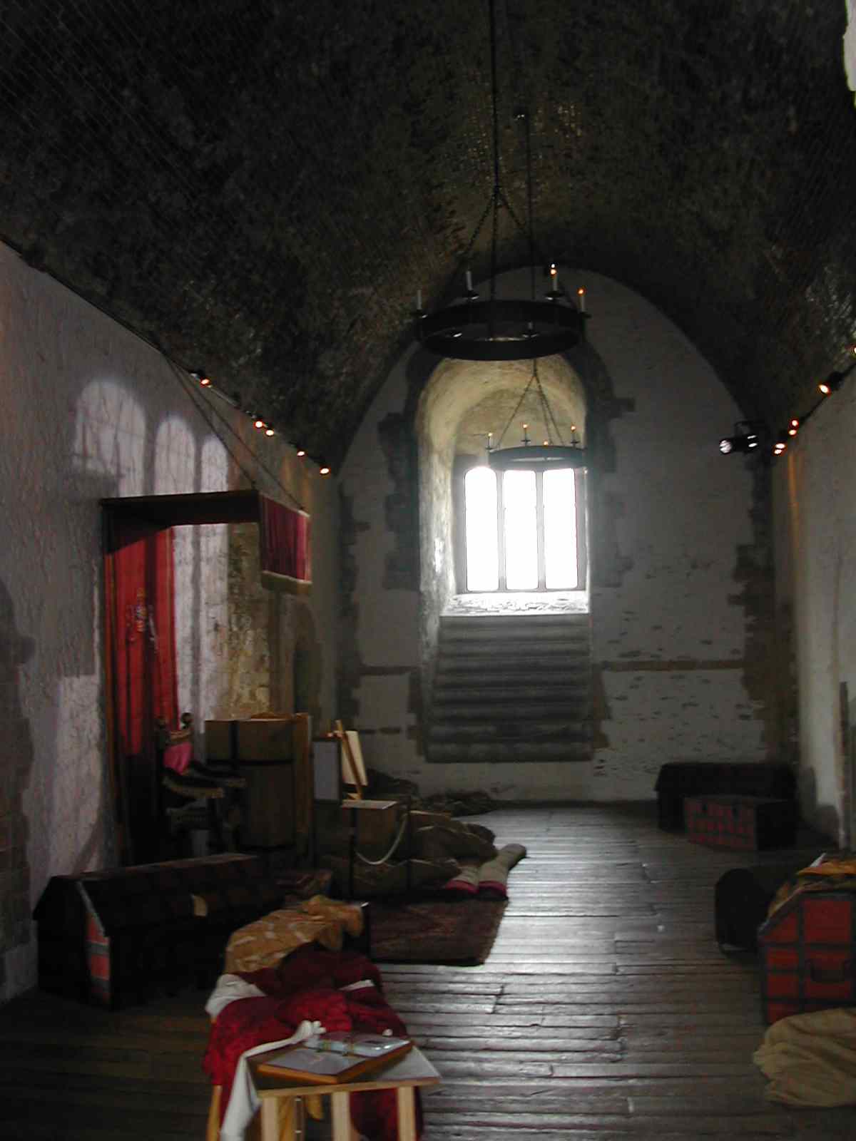 The Presence chamber being prepared