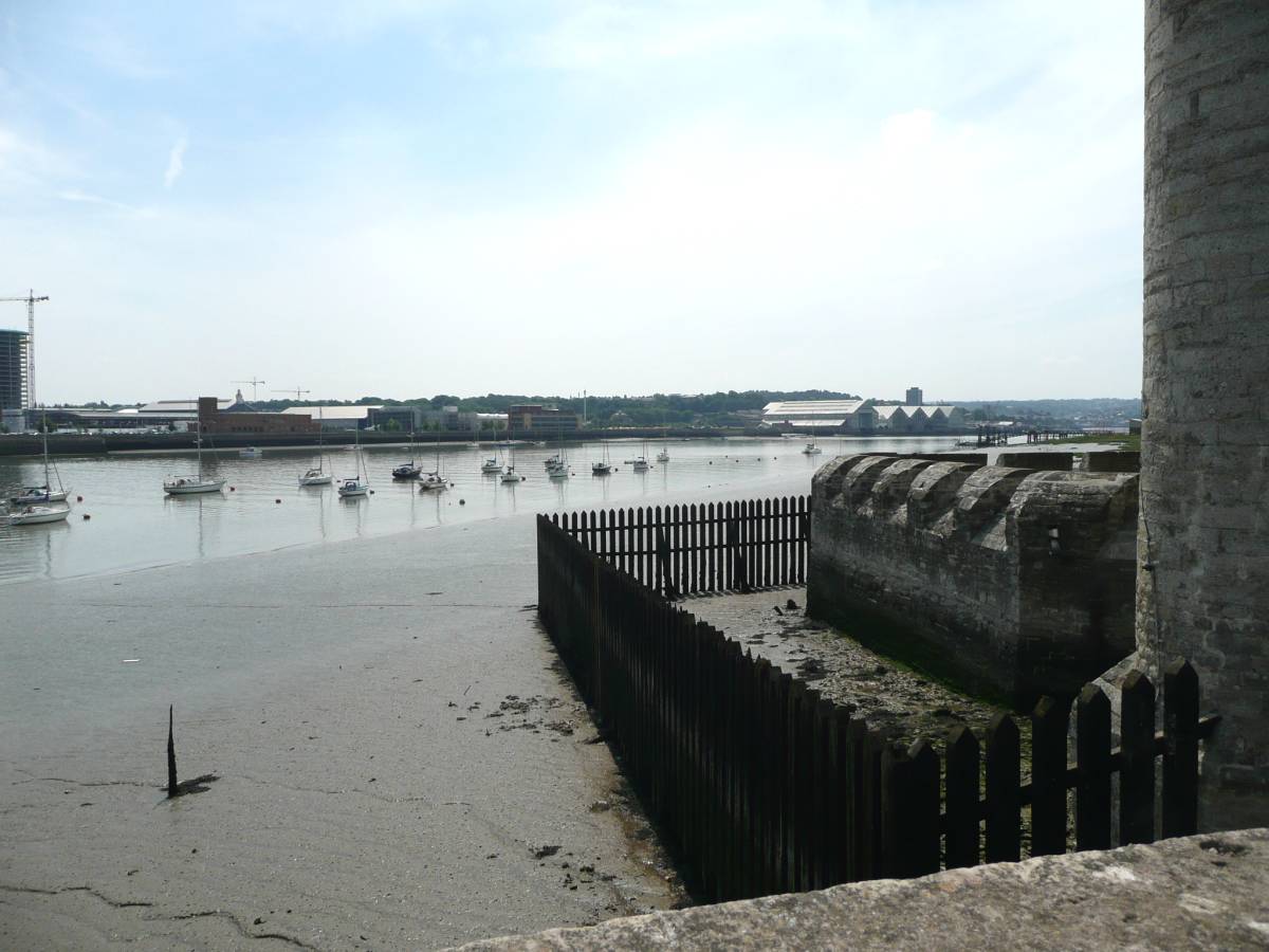 View out to the Medway, Upnor Castle