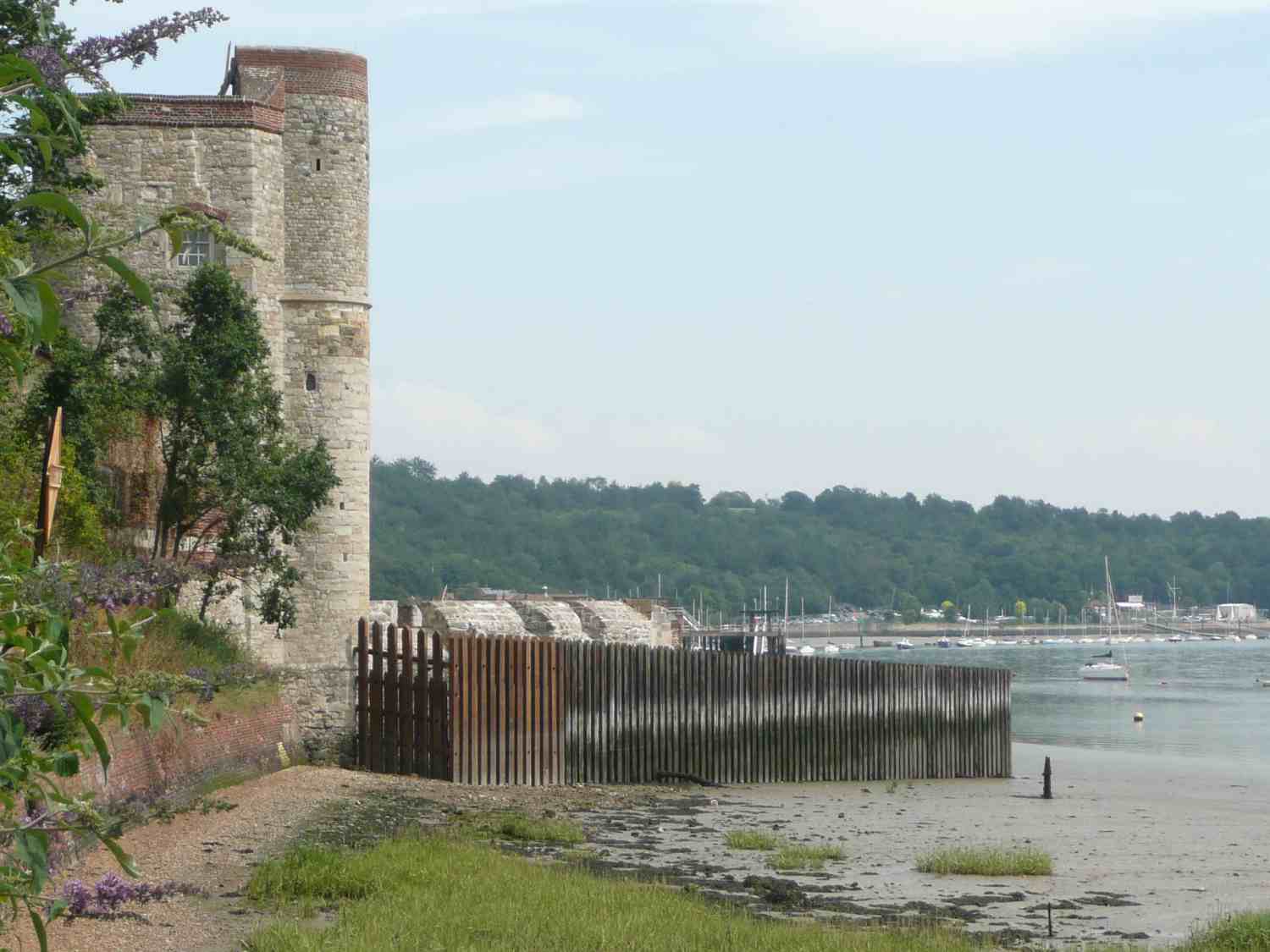 Upnor Castle from the bank of the Medway