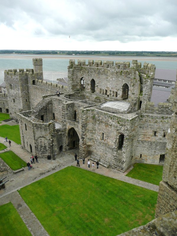 Interior of the Kings Gate, Caernarfon Castle