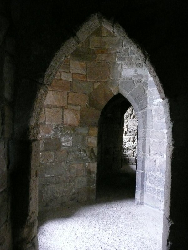 Inside the castle walls, Caernafon
