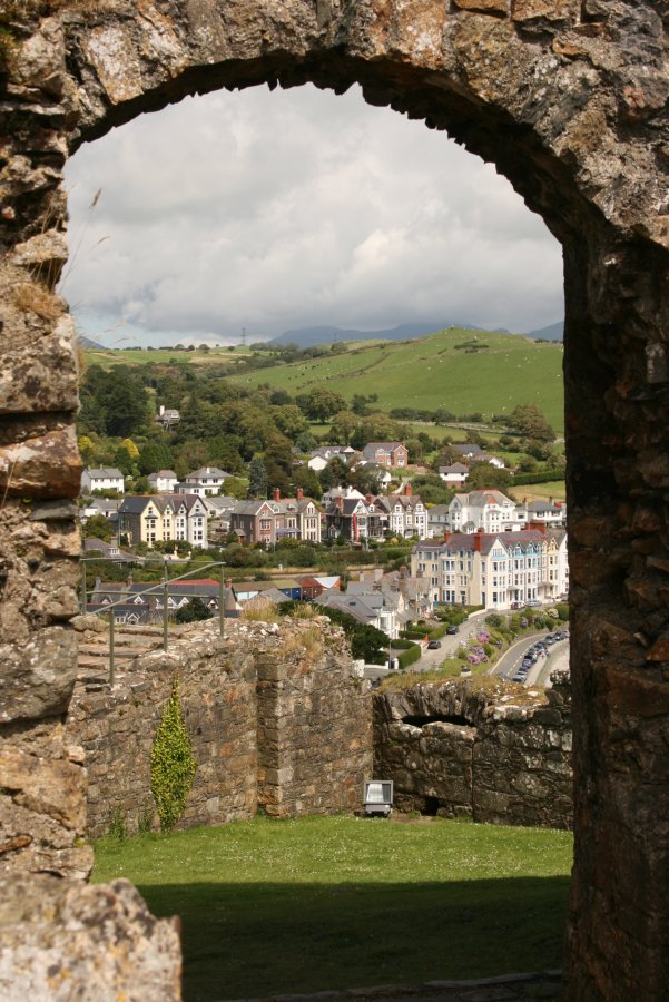 Criccieth from the Gatehouse