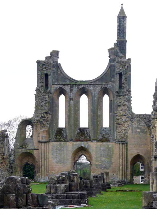 Byland Abbey towards the West Door