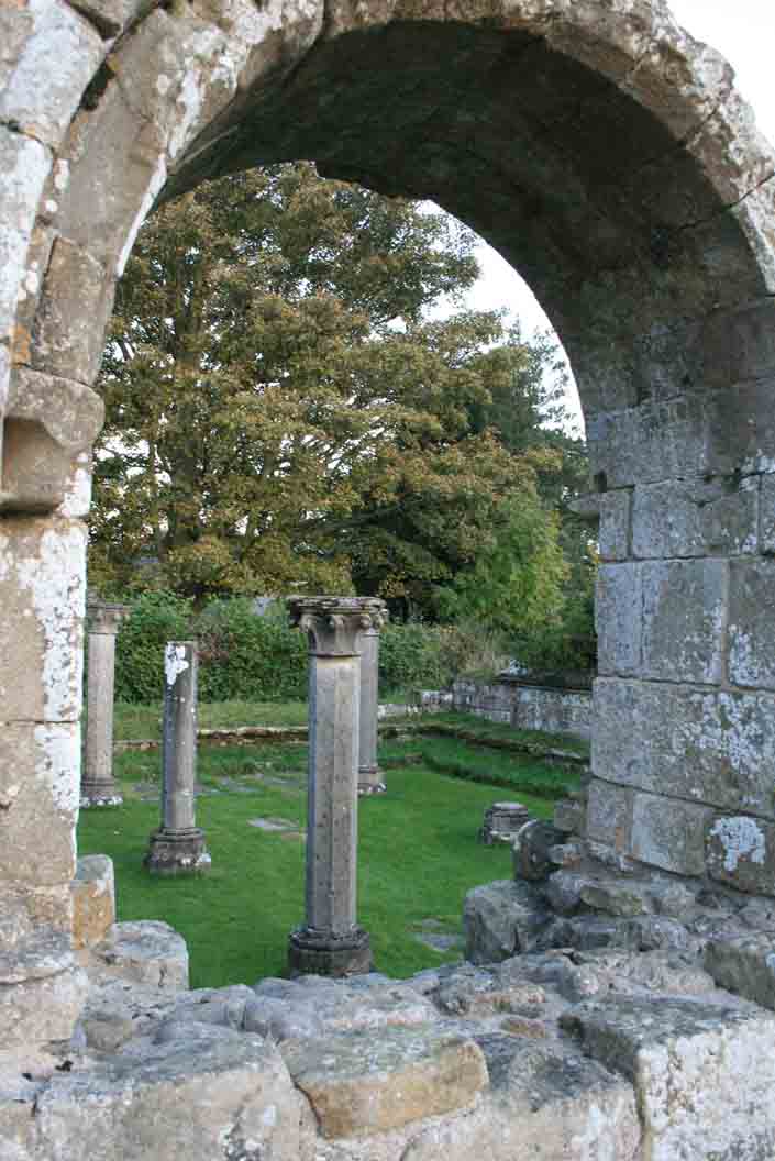 The Cloister through an arch