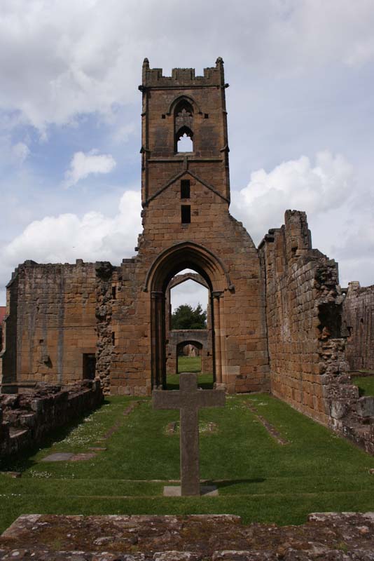 Mount Grace Priory towards the West Door