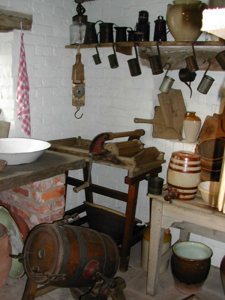 The dairy, Ryedale Folk Museum, 
Hutton-le-Hole, Ryedale, Yorkshire