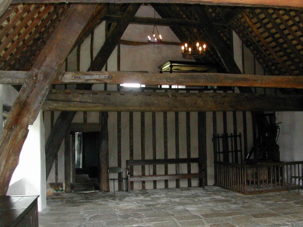 The back of the hall in the Manor, Ryedale Folk Museum, 
Hutton-le-Hole, Ryedale, Yorkshire