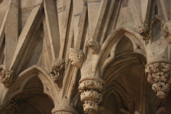 Gargolyes in the Chapter House