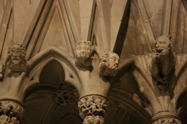 Gargolyes in the Chapter House