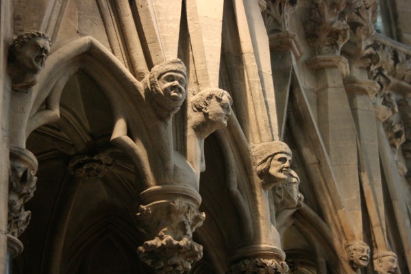 Gargolyes in the Chapter House