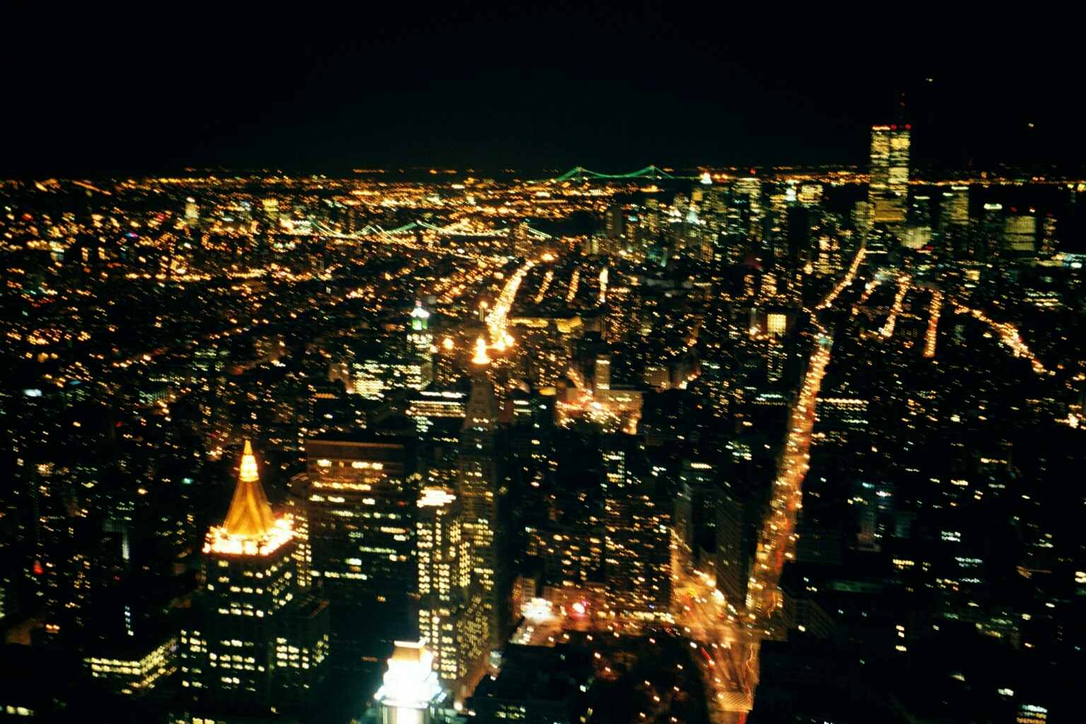 Looking south down Broadway and 5th Avenue