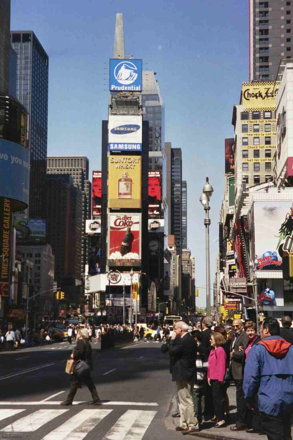 Time Square looking north